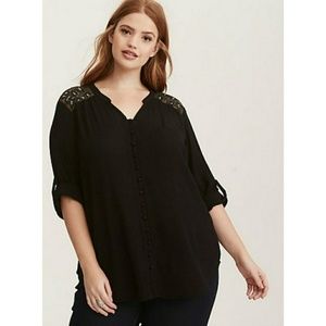 Brand new blouse with embroidery detail